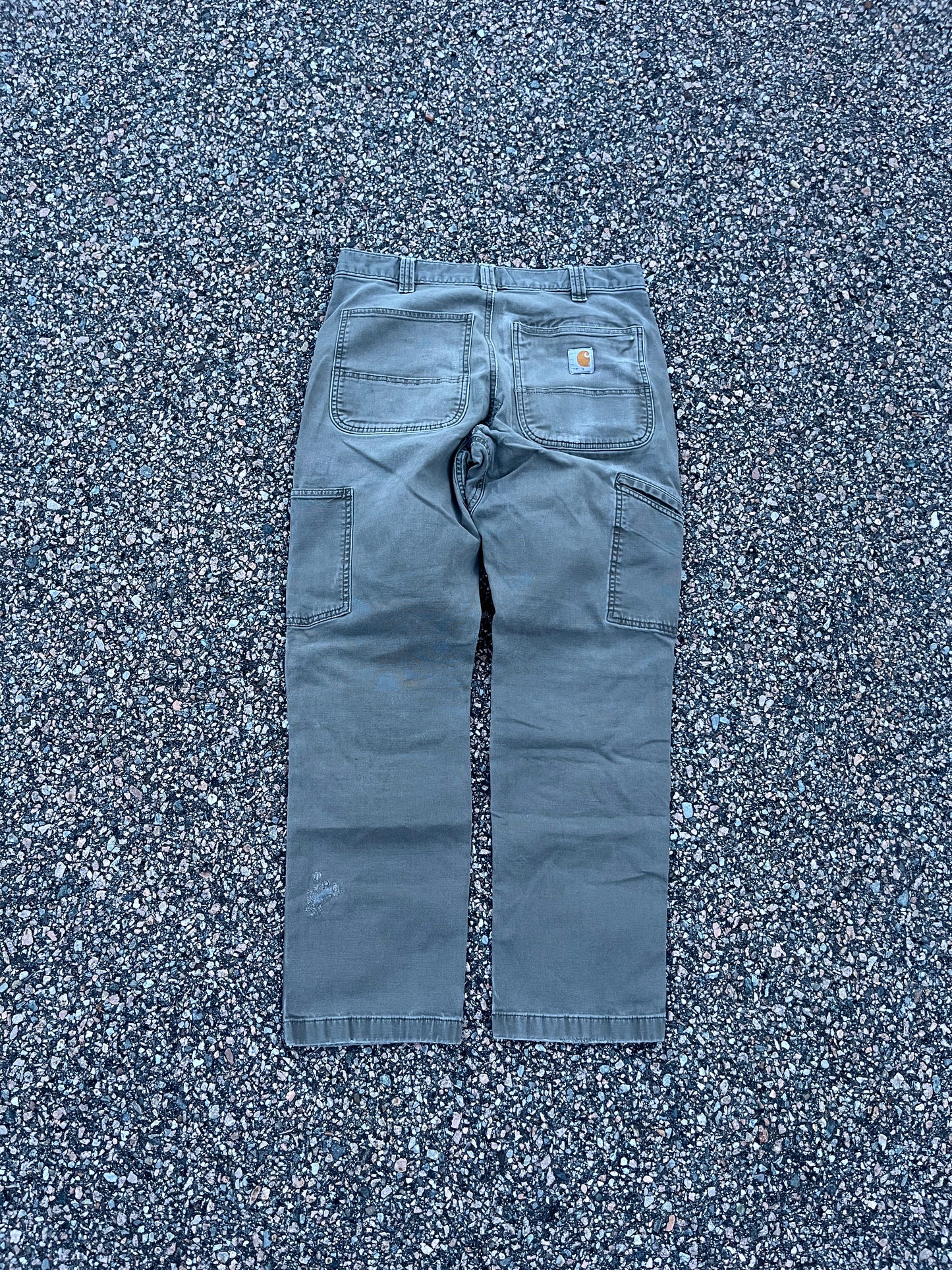 褪色水泥灰色 Carhartt 双膝裤 - 30 x 28