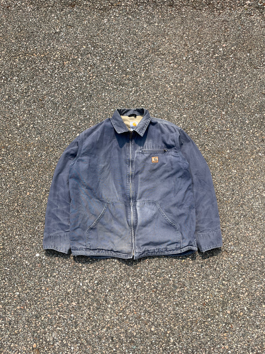 褪色蓝色轻质 Carhartt 夹克 - 大号