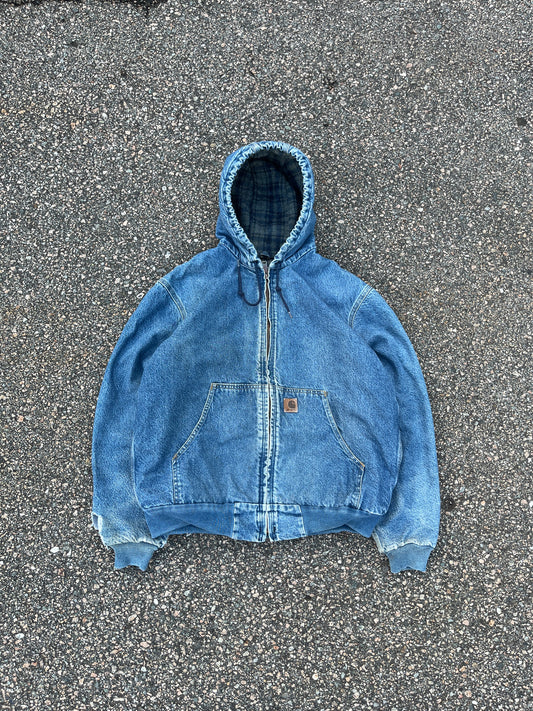 Faded Denim Carhartt Jacket - Large