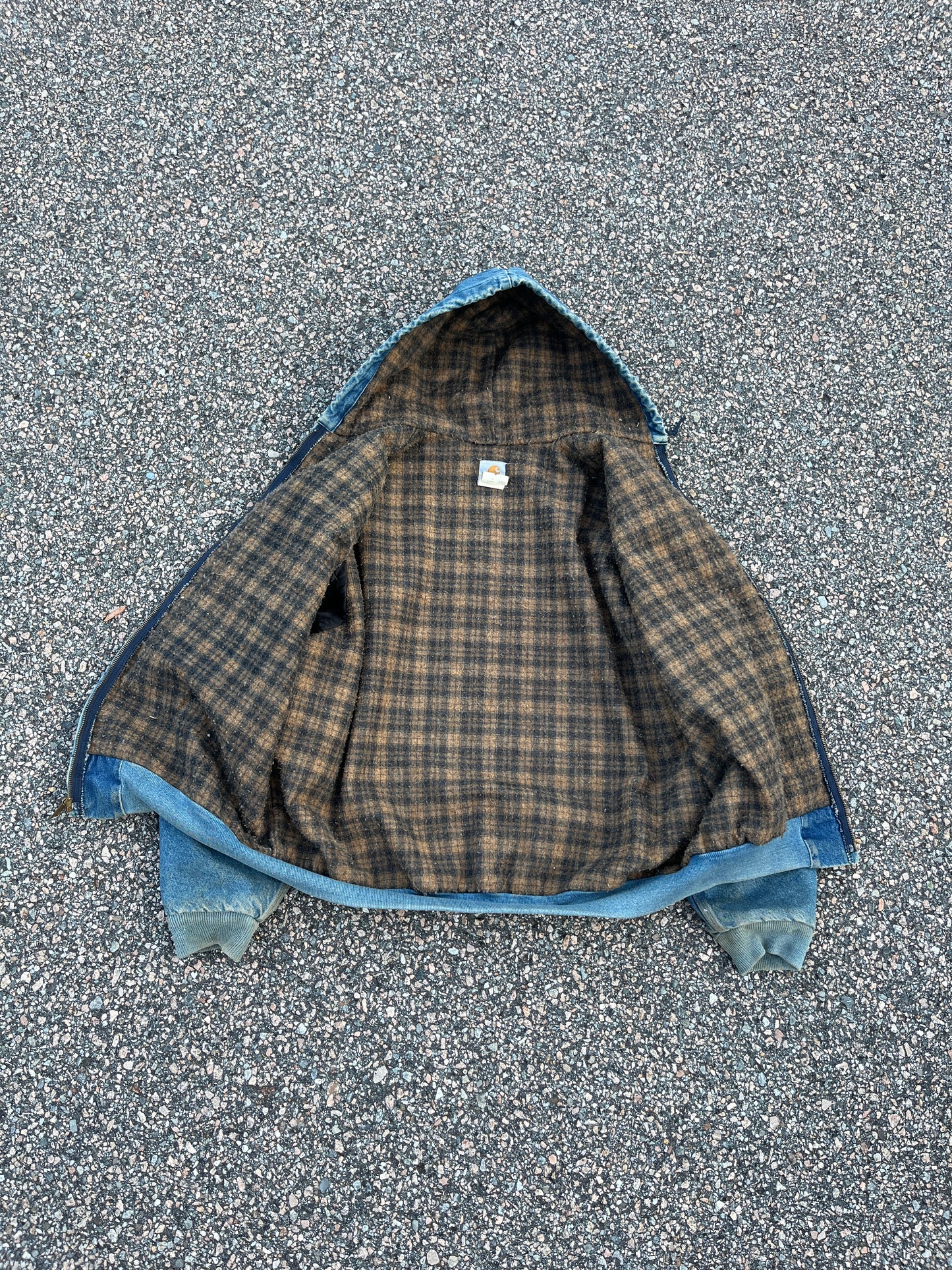 褪色牛仔布 Carhartt 夹克 - Boxy XL