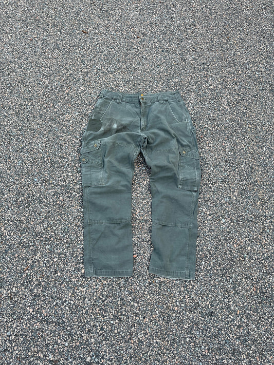 Faded Olive Green Carhartt Tactical Pants - 36 x 30