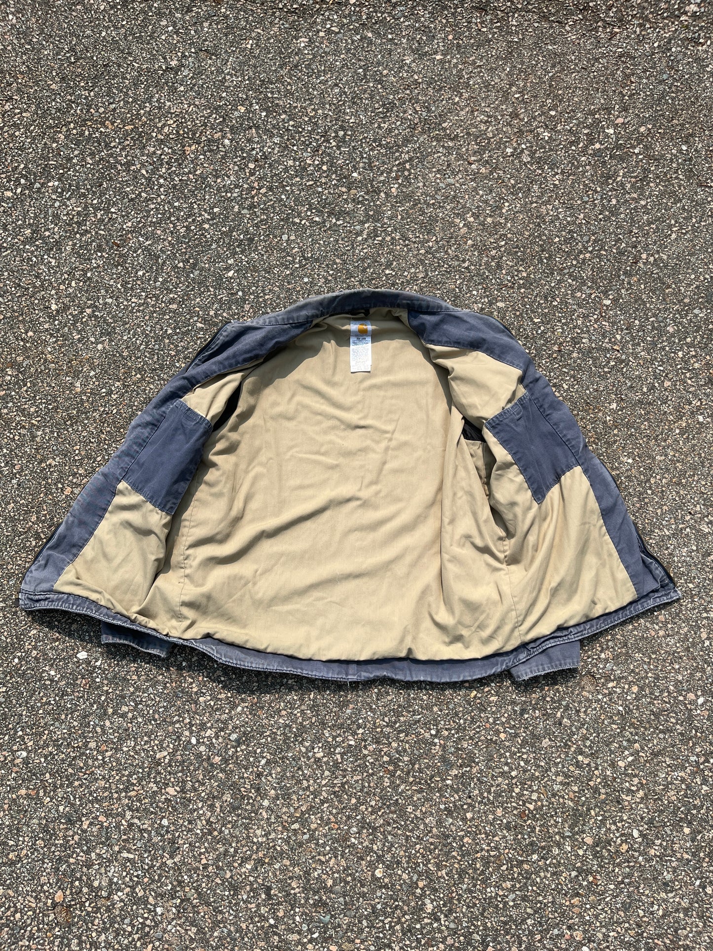 褪色蓝色轻质 Carhartt 夹克 - 大号