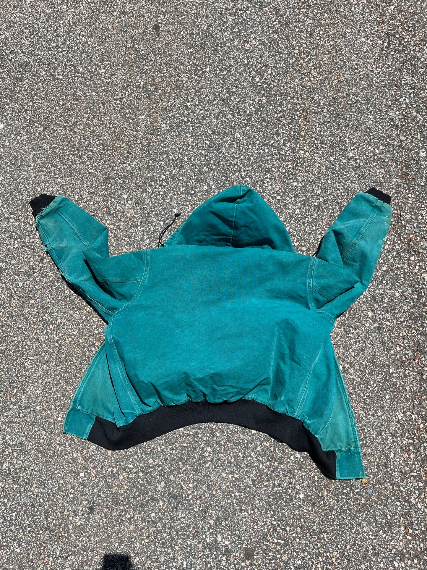 Faded Teal Carhartt Jacket - Large